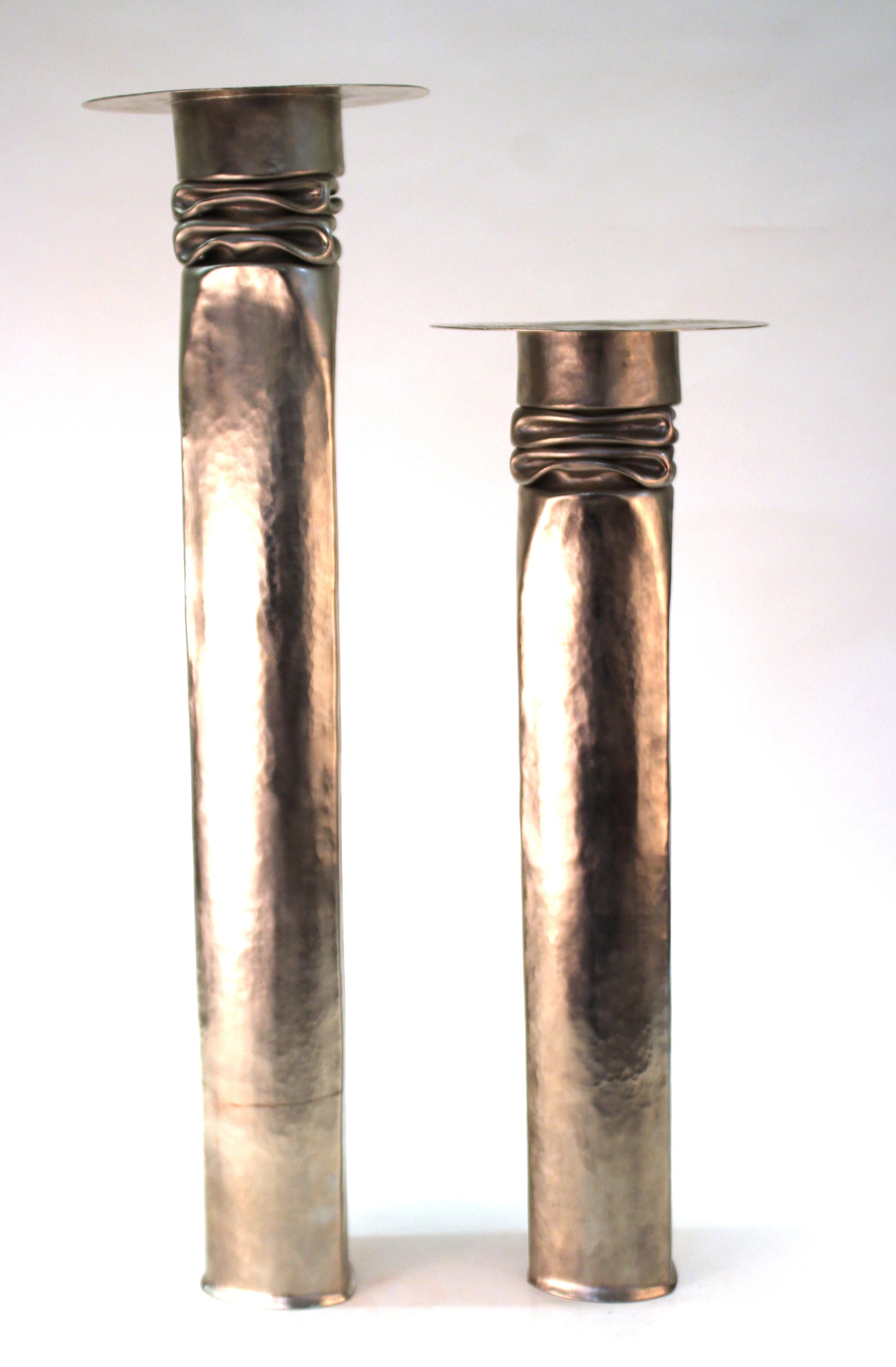 Thomas Roy Markusen Modernist Candleholders In Good Condition For Sale In New York, NY