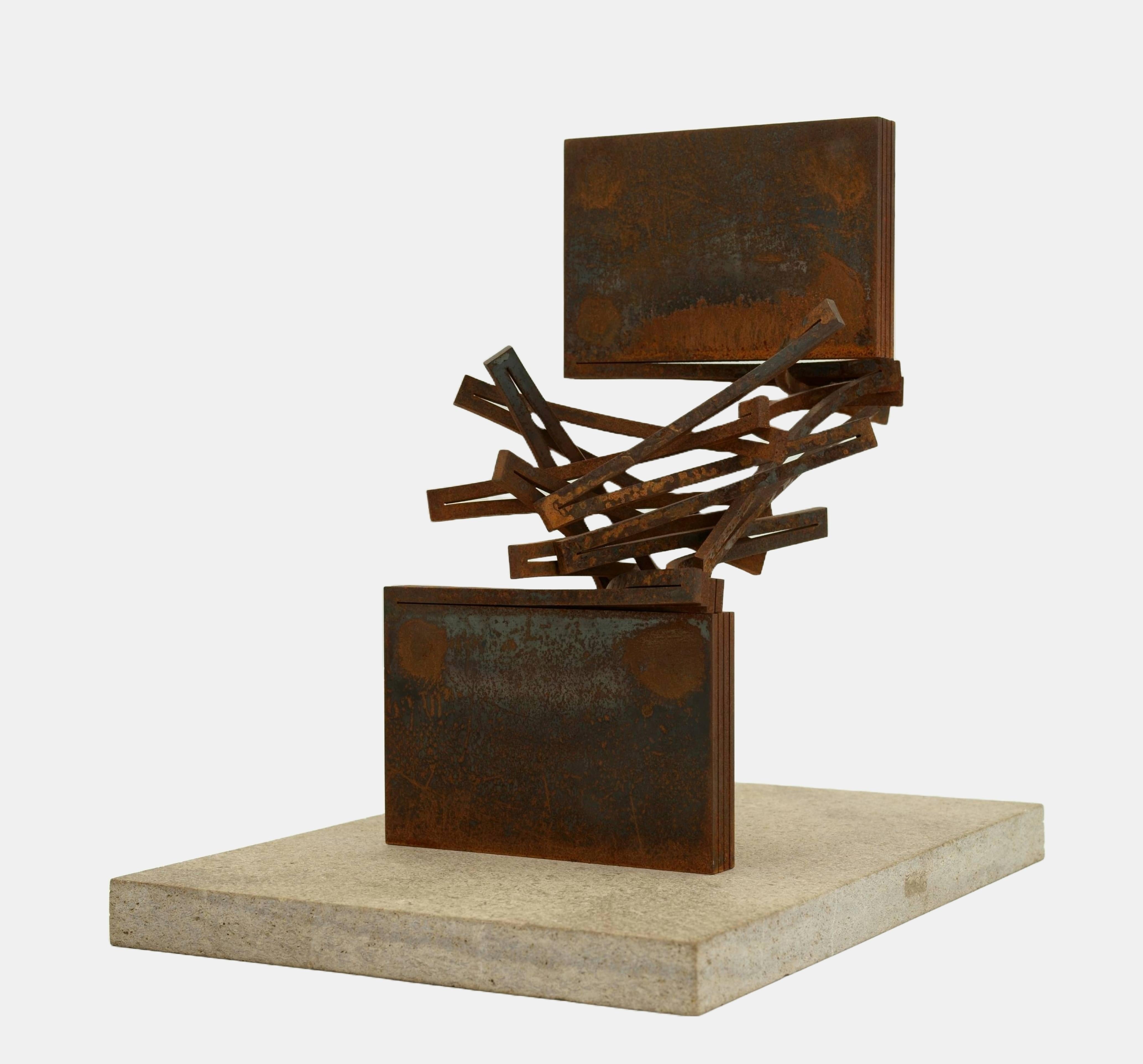 Gradual Rotation / - Dynamic Tectonics - - Abstract Sculpture by Thomas Röthel