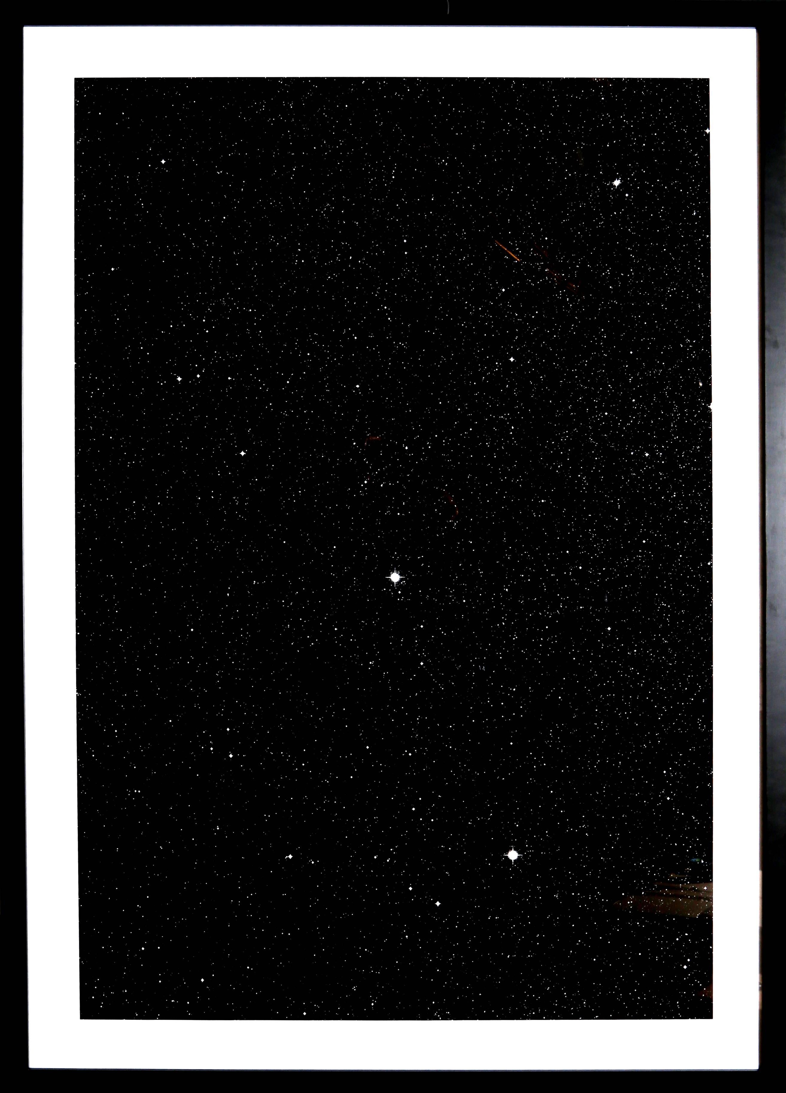 Thomas Ruff Black and White Photograph - Star 16h08m / 25 degrees