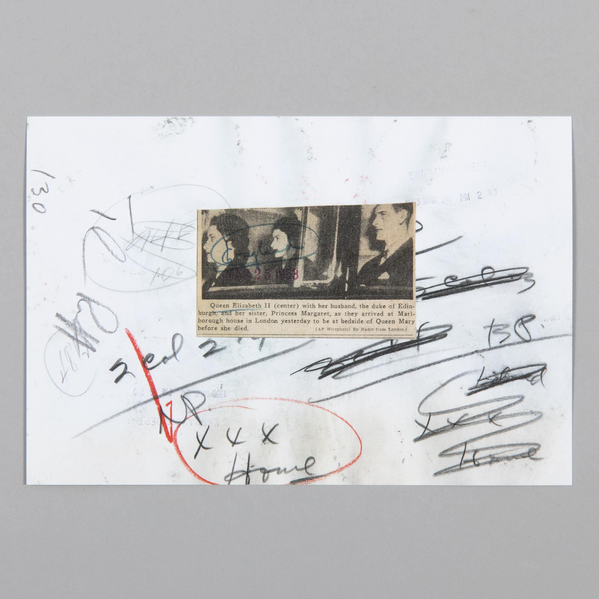Thomas Ruff, Queen in Car - Double-sided digital pigment print, Signed Print For Sale 1