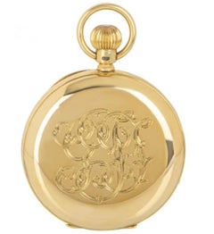 Thomas Russell & Son Liverpool Yellow Gold Keyless Lever Full Hunter Kew, C1910s