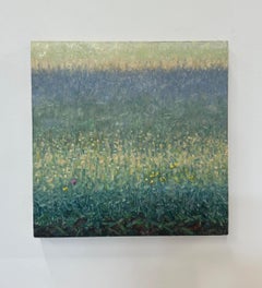 Field Painting Juni 19 - Contemporary Landscape Oil Painting Blumen, 2023