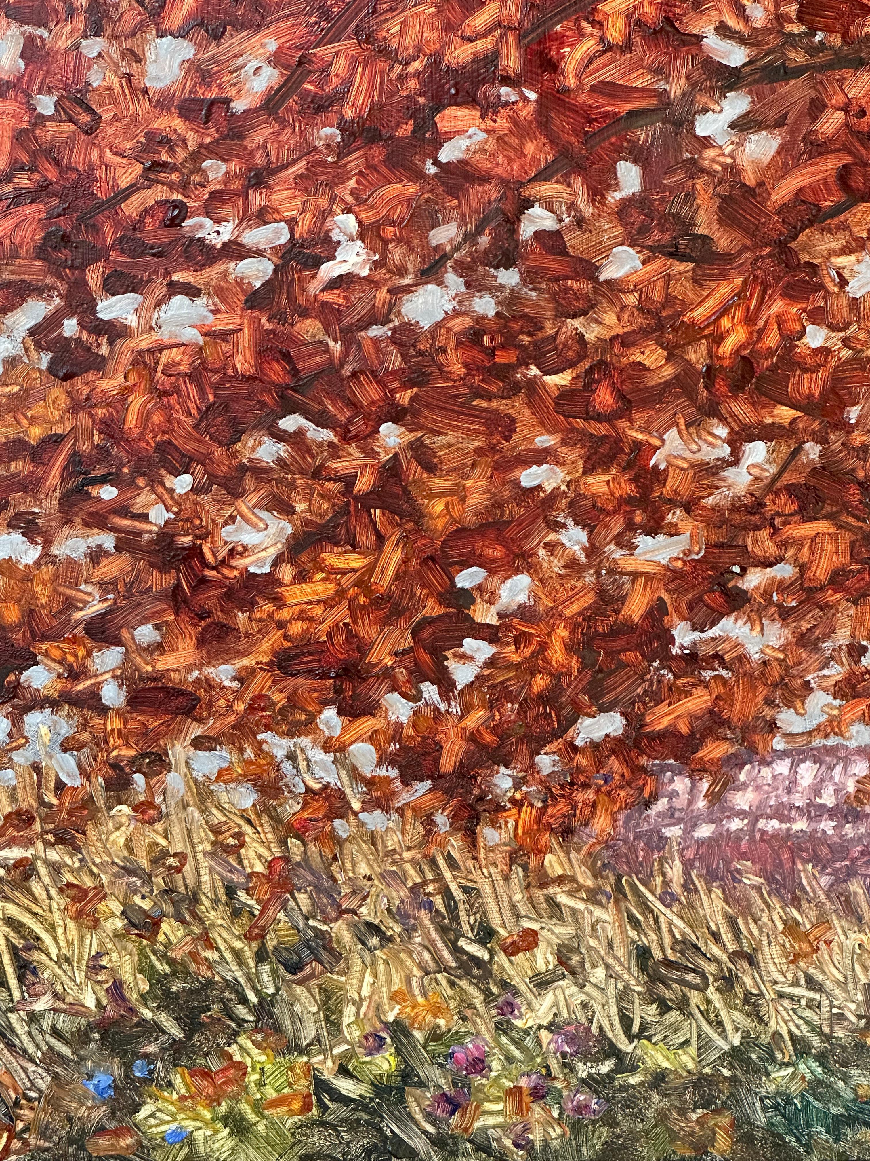 Field Painting October 28 - Contemporary Landscape Oil Painting Autumn, 2022 For Sale 5