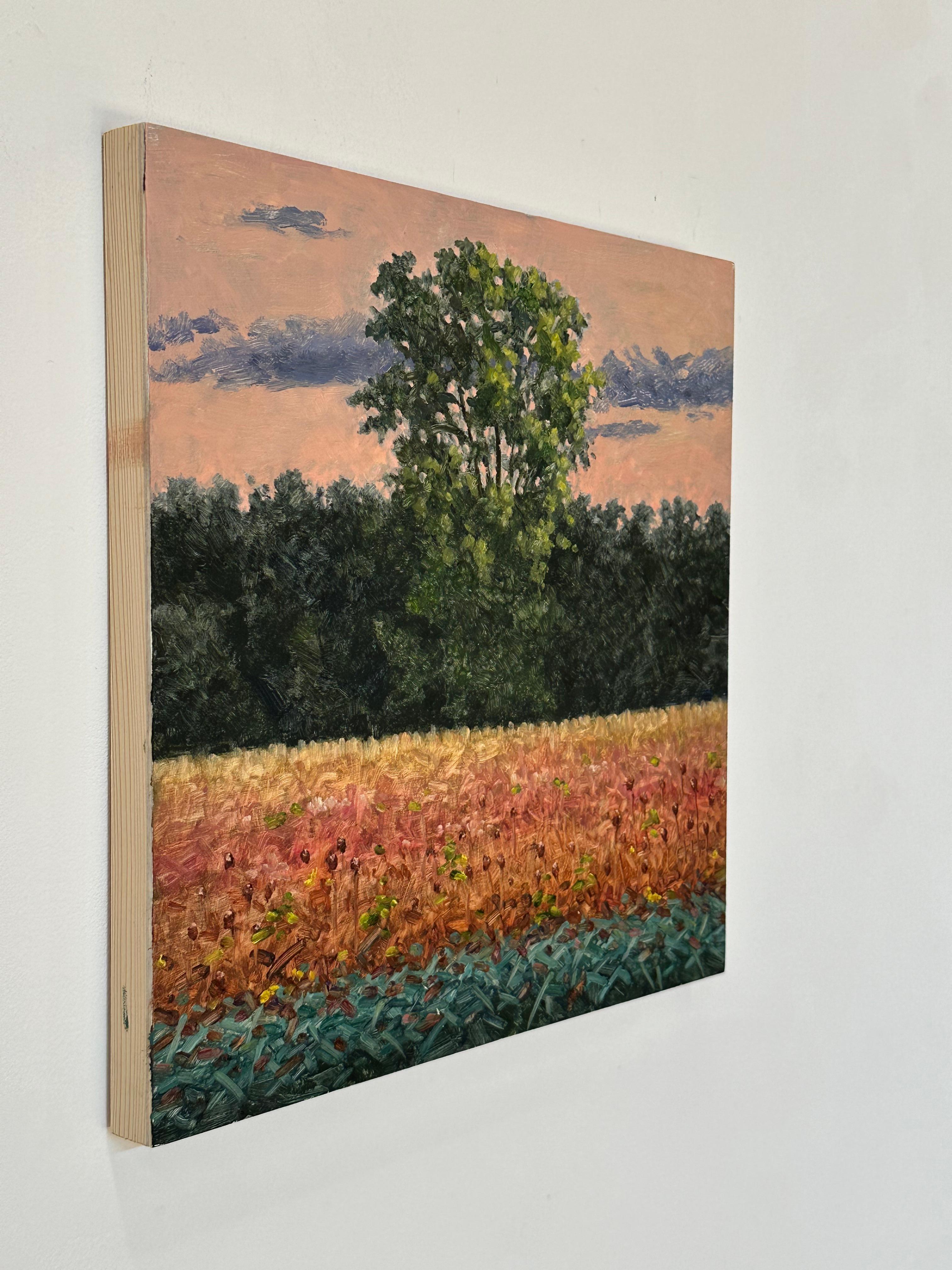 Field Painting September 19 - Contemporary Landscape Oil Painting Autumn, 2023 For Sale 10