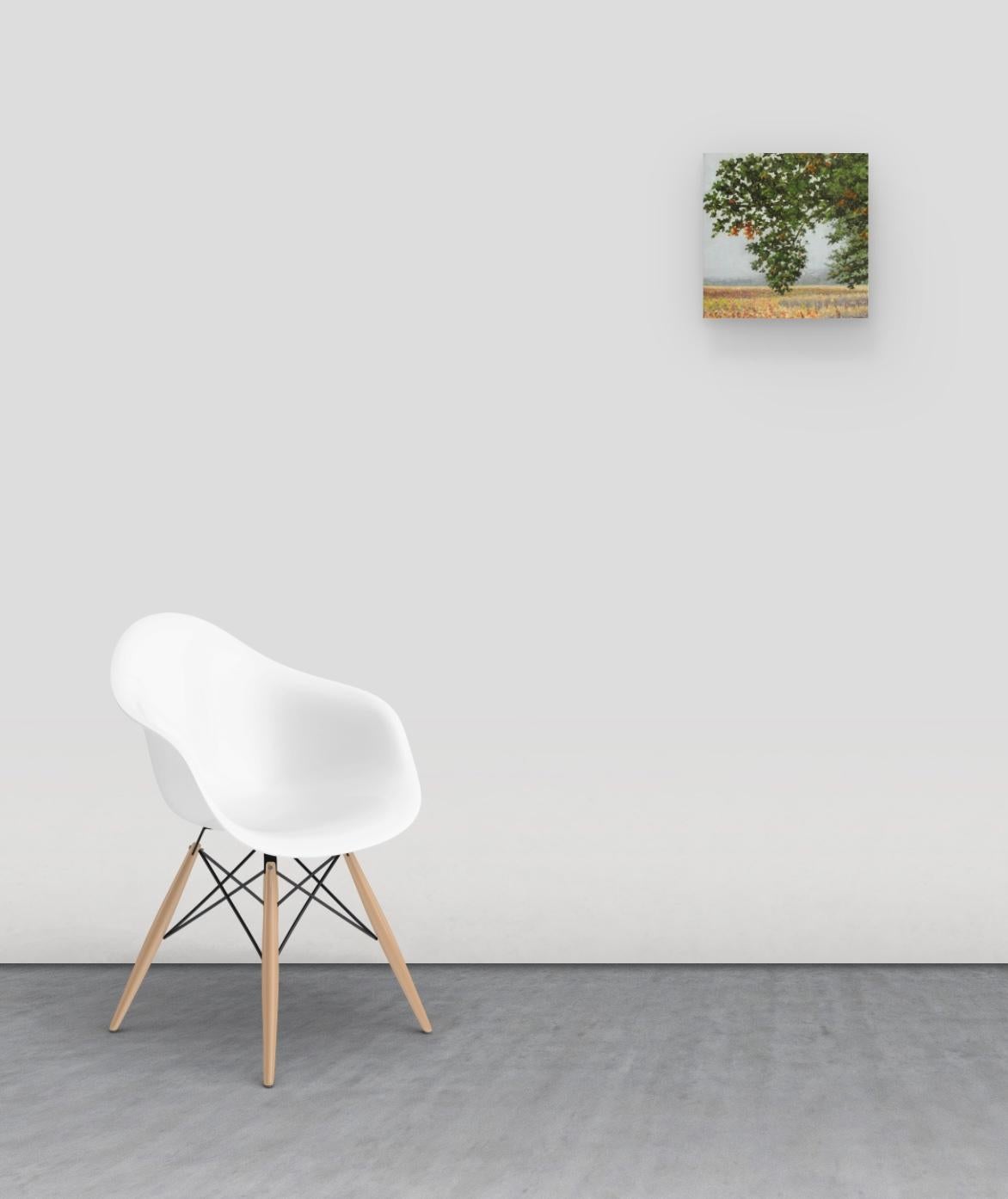 Pittura di campo 22 settembre - Paesaggio autunnale Greene & Greene, 2020 - Painting di Thomas Sarrantonio