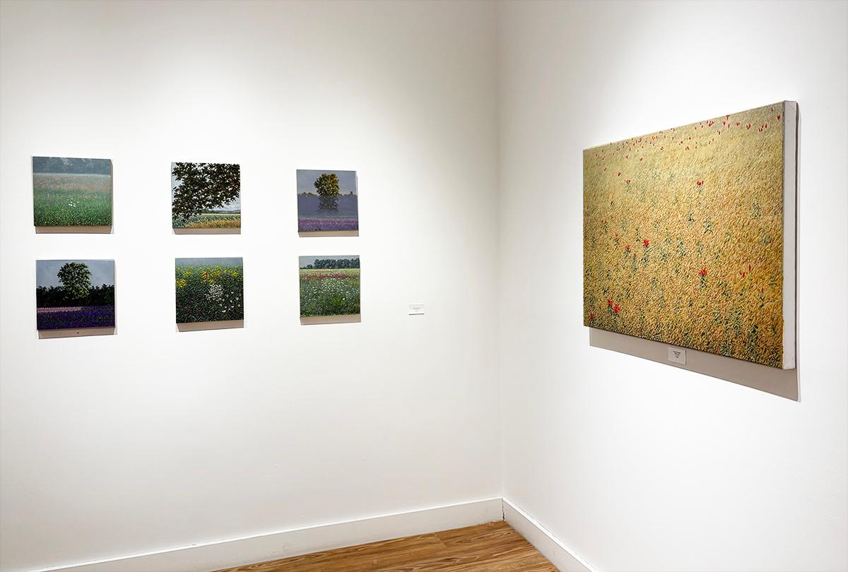 Moderne Pleinair-Landschaftsmalerei im impressionistischen Stil auf Leinwand
