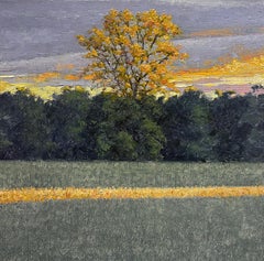 October 10: Plein Air Landscape Oil Painting on Canvas of Fall Foliage