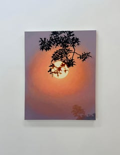 Poem - Contemporary Landscape Sunset Sky Tree, 2025