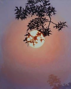 Poem - Contemporary Landscape Sunset Sky Tree, 2025