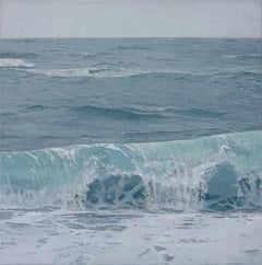Wave 
Mist : Impressionist Style Seascape Oil Painting on Canvas