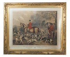 Thomas Sebright, Hunting Lithograph.
