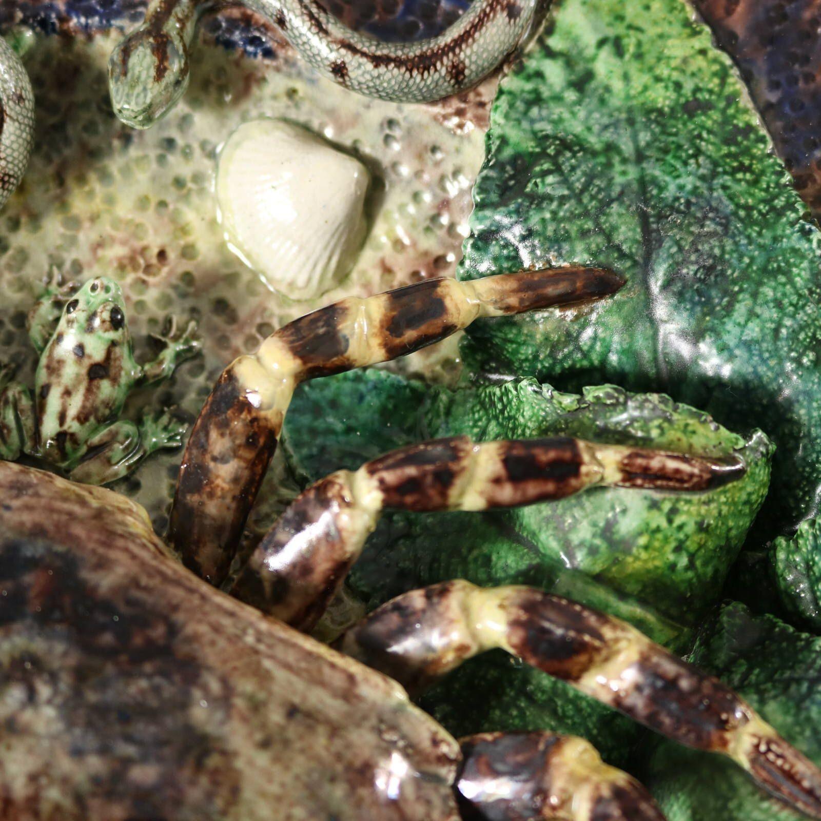 Thomas Sergent French Palissy Crab Wall Charger 5