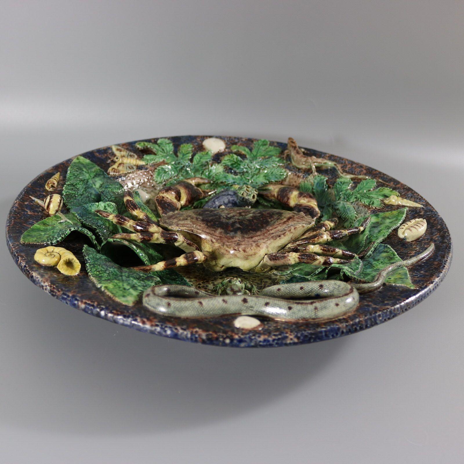 Thomas Sergent French Palissy Crab Wall Charger 2