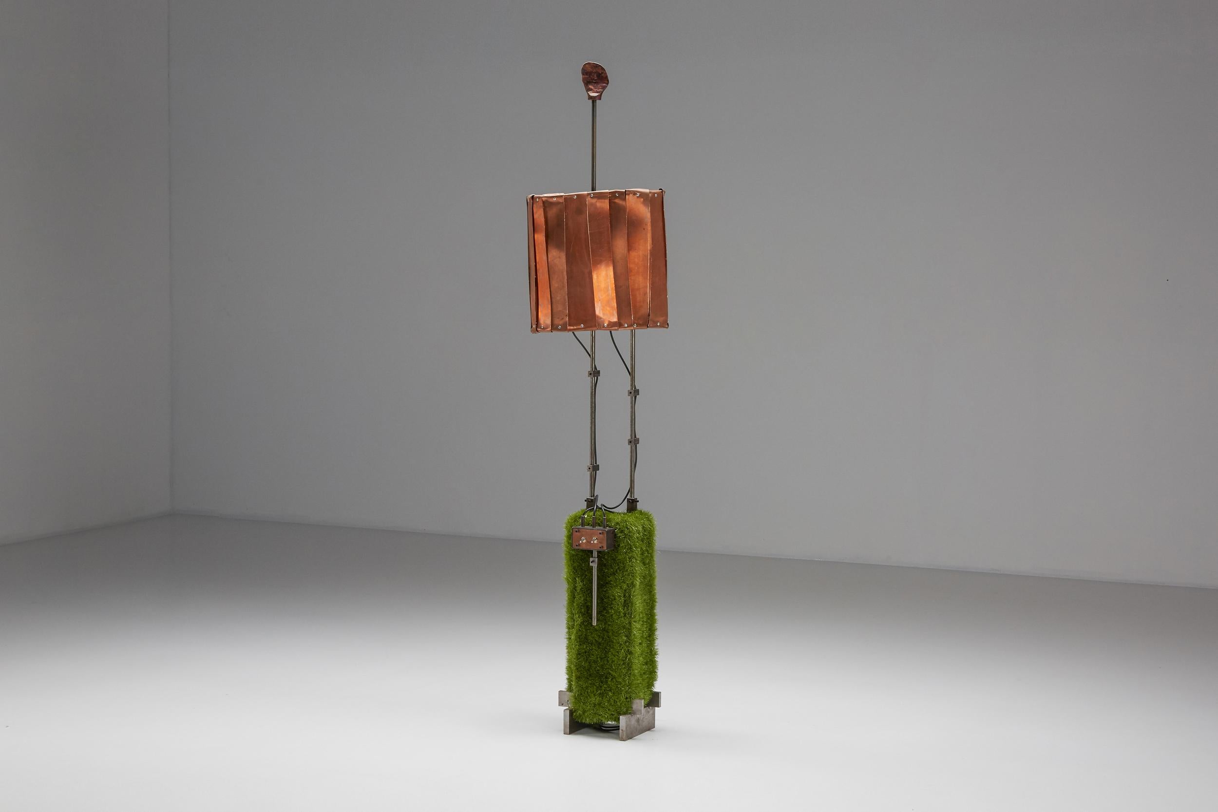 Contemporary Floor Lamp by Atelier Thomas Serruys, Belgium, 2000s For Sale 8