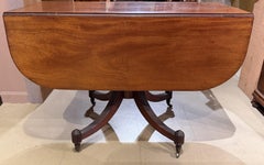 Thomas Seymour (Attrib) Mahogany Drop Leaf Breakfast Table from Badlam Family