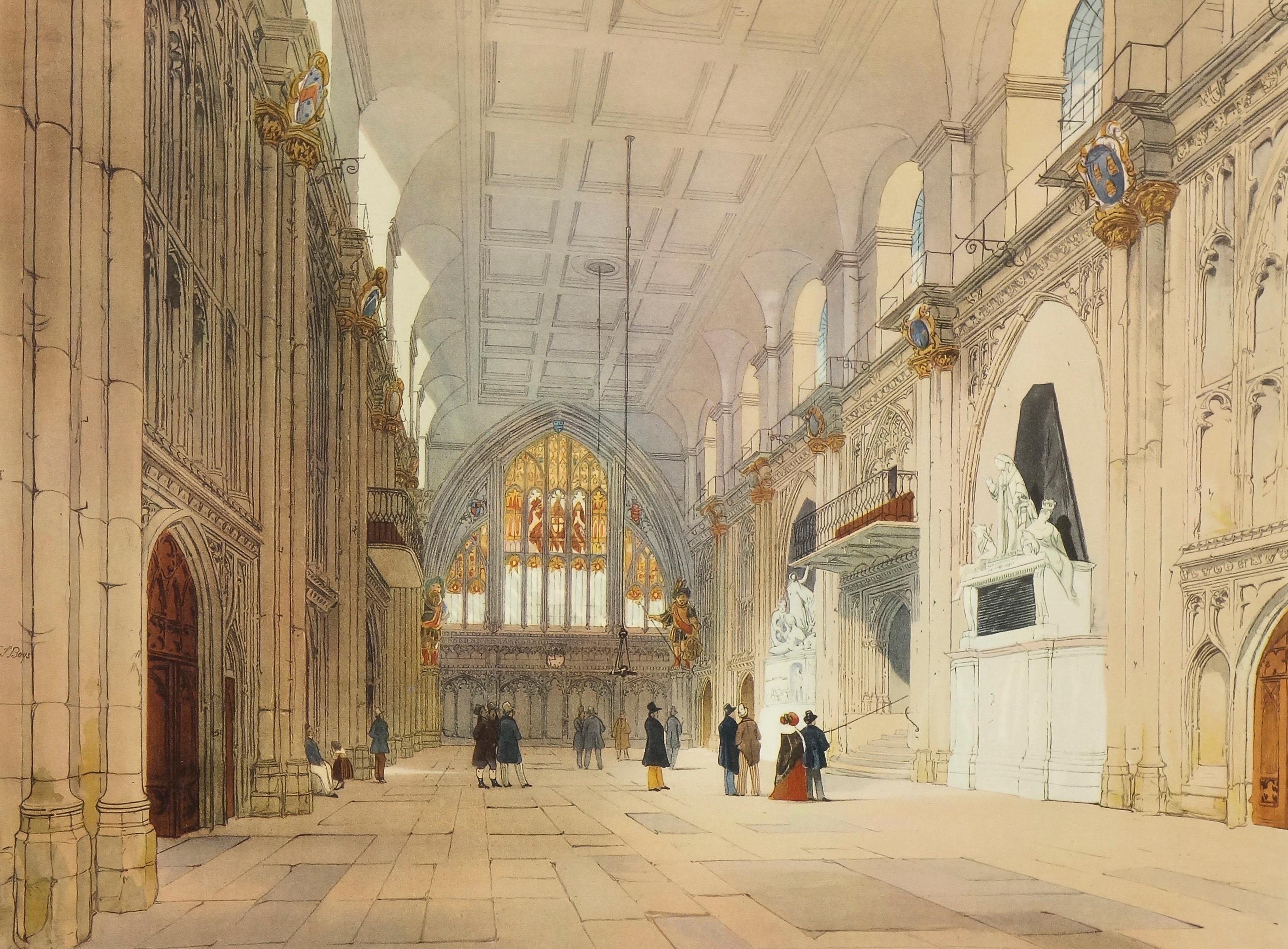 Guildhall, London - Print by Thomas Shotter Boys