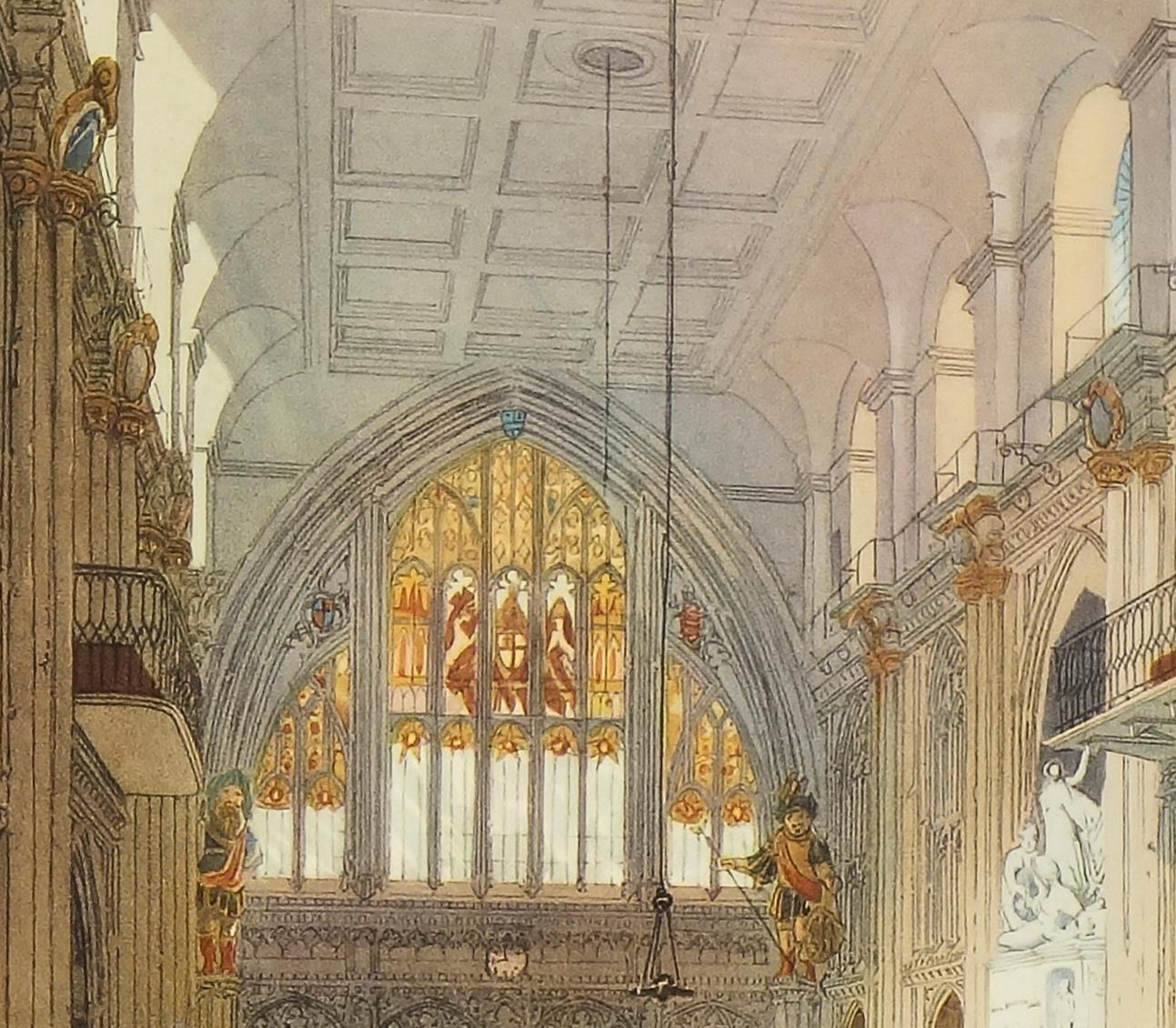 Guildhall, London - Realist Print by Thomas Shotter Boys