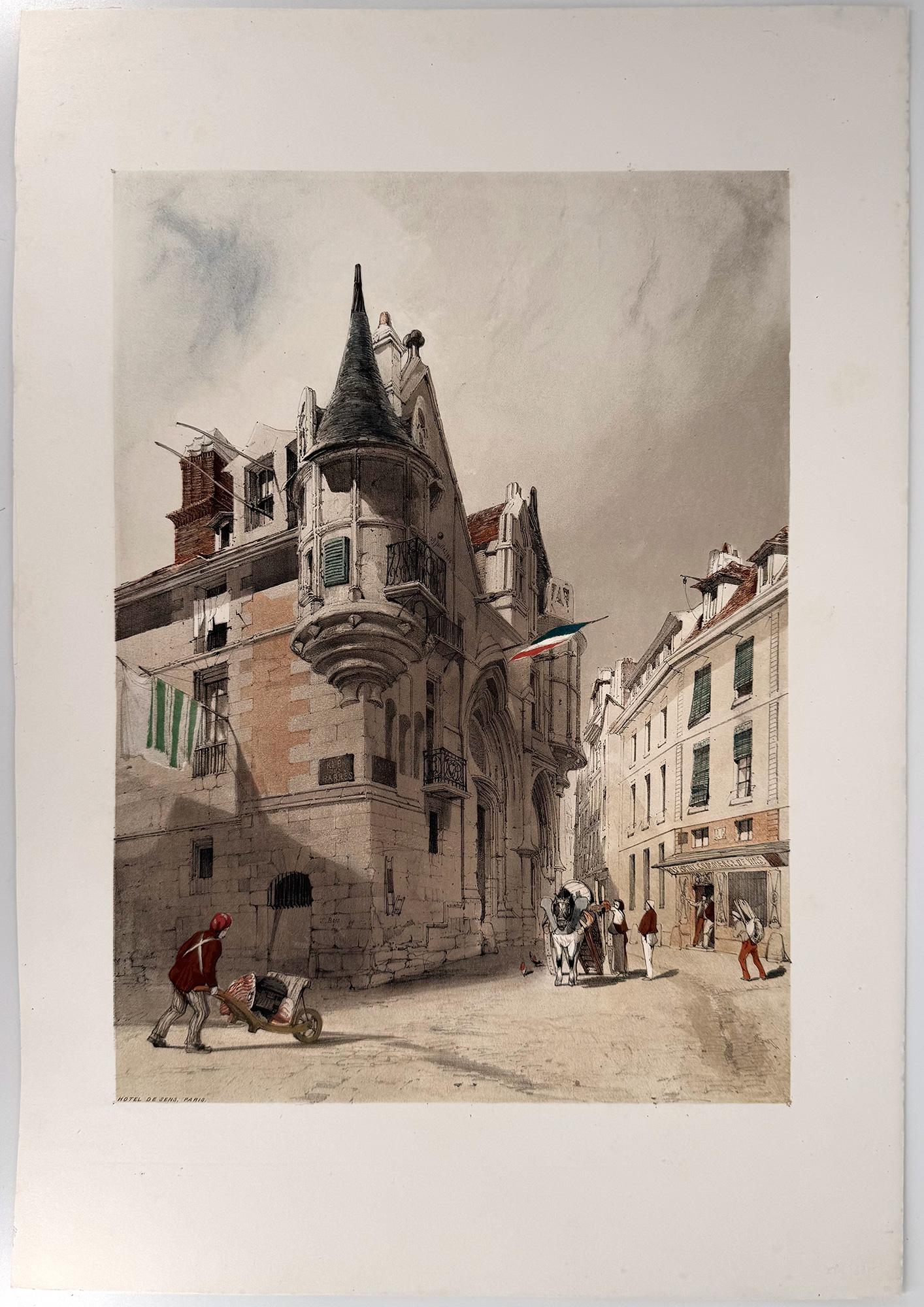 Hotel de Sens, Paris - Print by Thomas Shotter Boys