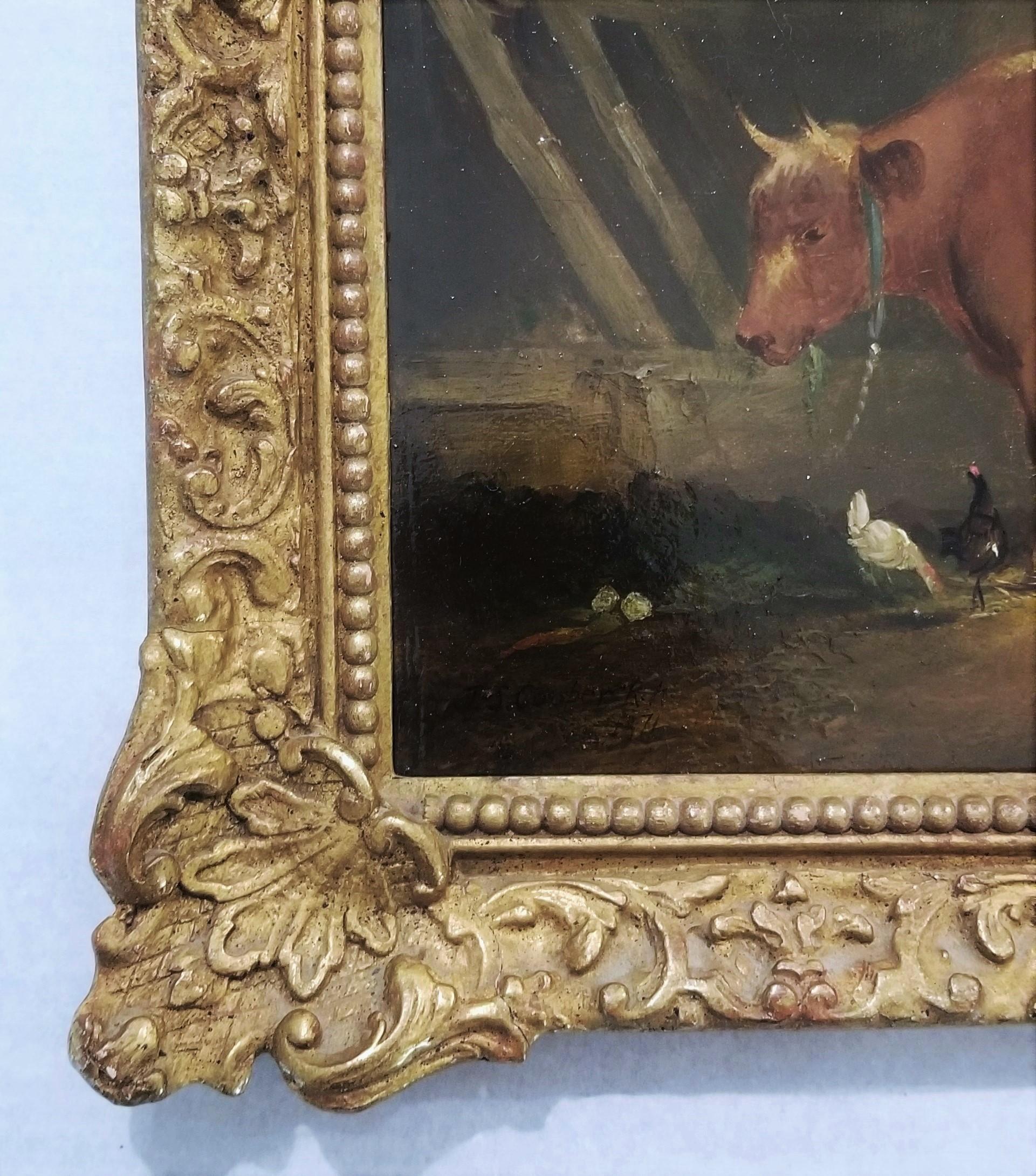 Peinture d'animaux de ferme britannique /// Thomas Sidney Cooper en vente 2