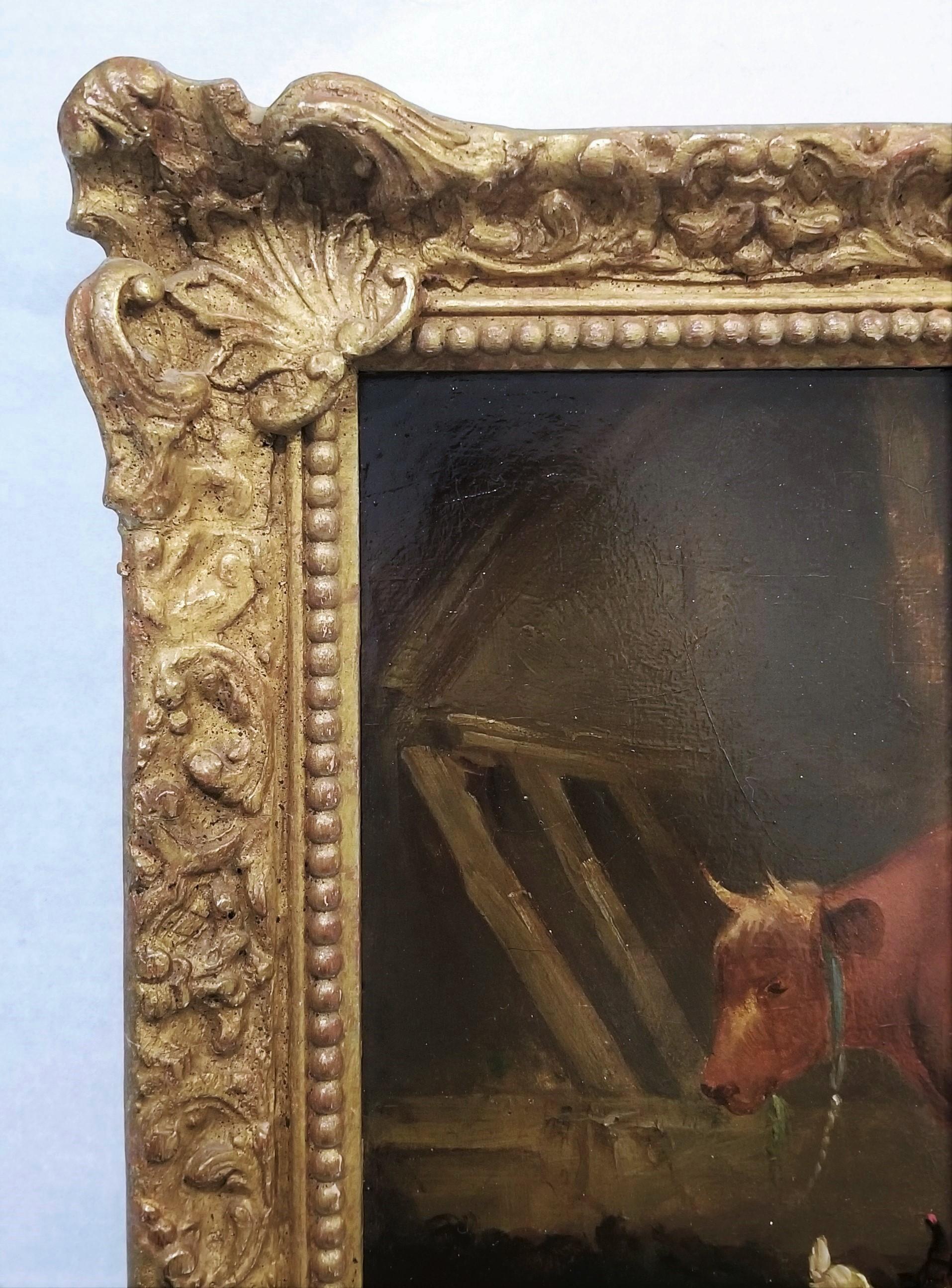 Peinture d'animaux de ferme britannique /// Thomas Sidney Cooper en vente 4