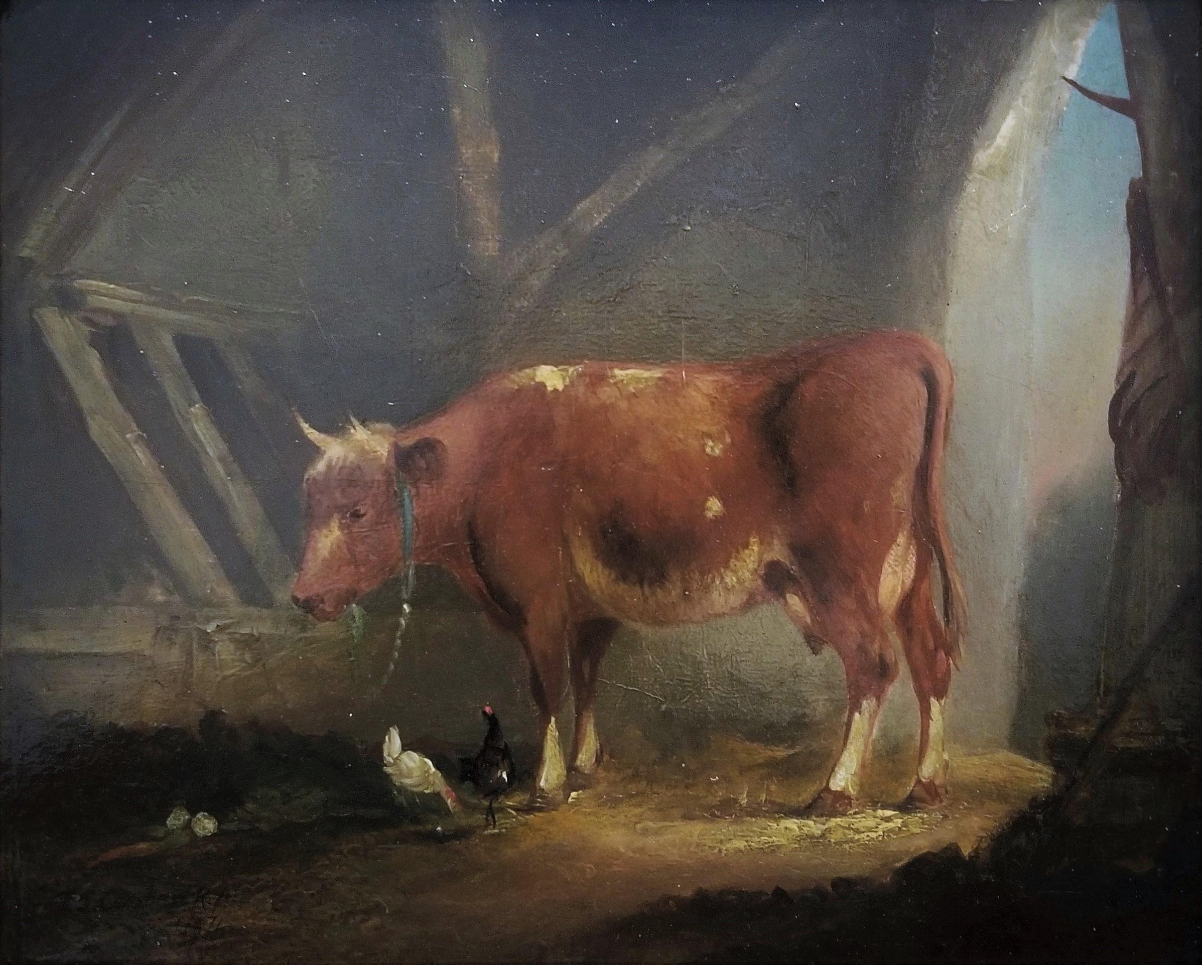 Peinture d'animaux de ferme britannique /// Thomas Sidney Cooper