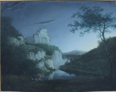 Dipinto a olio del XVIII secolo di Matlock High-Torr