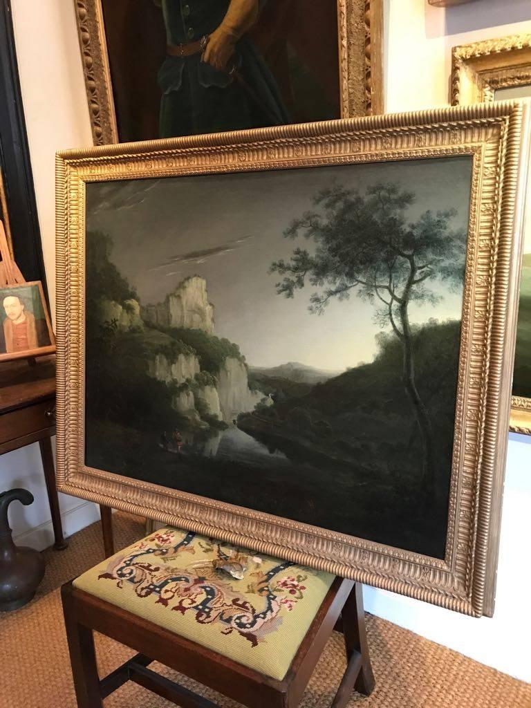 Thomas Smith of Derby
Matlock High-Torr Landscape
Oil on canvas
27 x 34.5 inches unframed
34 x 41.5 inches including frame

Thomas Smith of Derby (died 12 September 1767) was an English landscape painter famed for his paintings and engravings of