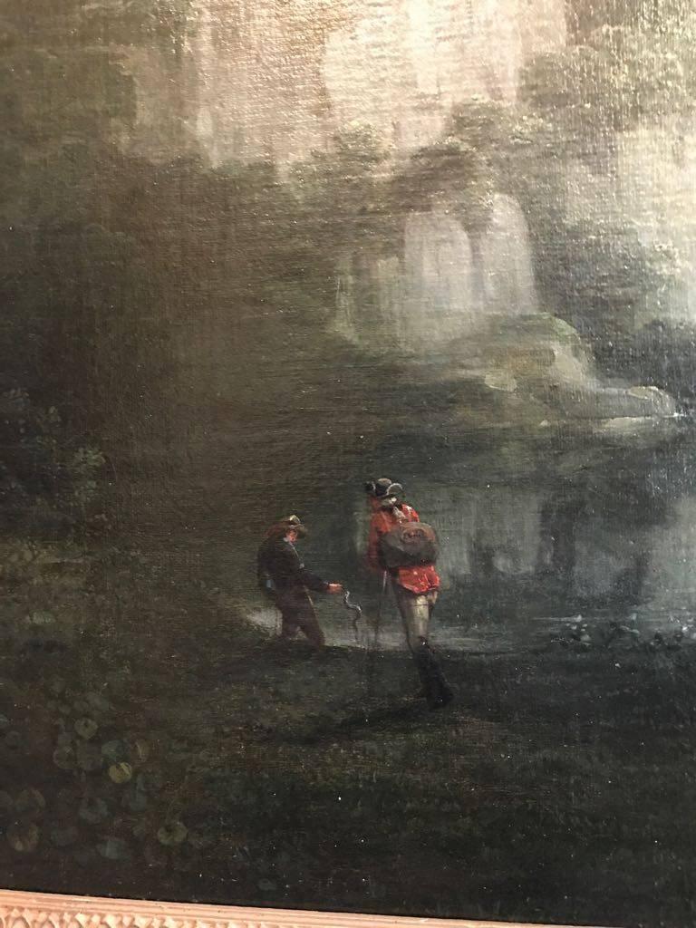 Thomas Smith de Derby
Paysage de Matlock High-Torr
Huile sur toile
27 x 34.5 pouces non encadré
34 x 41.5 pouces, cadre compris

Thomas Smith de Derby (mort le 12 septembre 1767) était un peintre paysagiste anglais célèbre pour ses peintures et ses