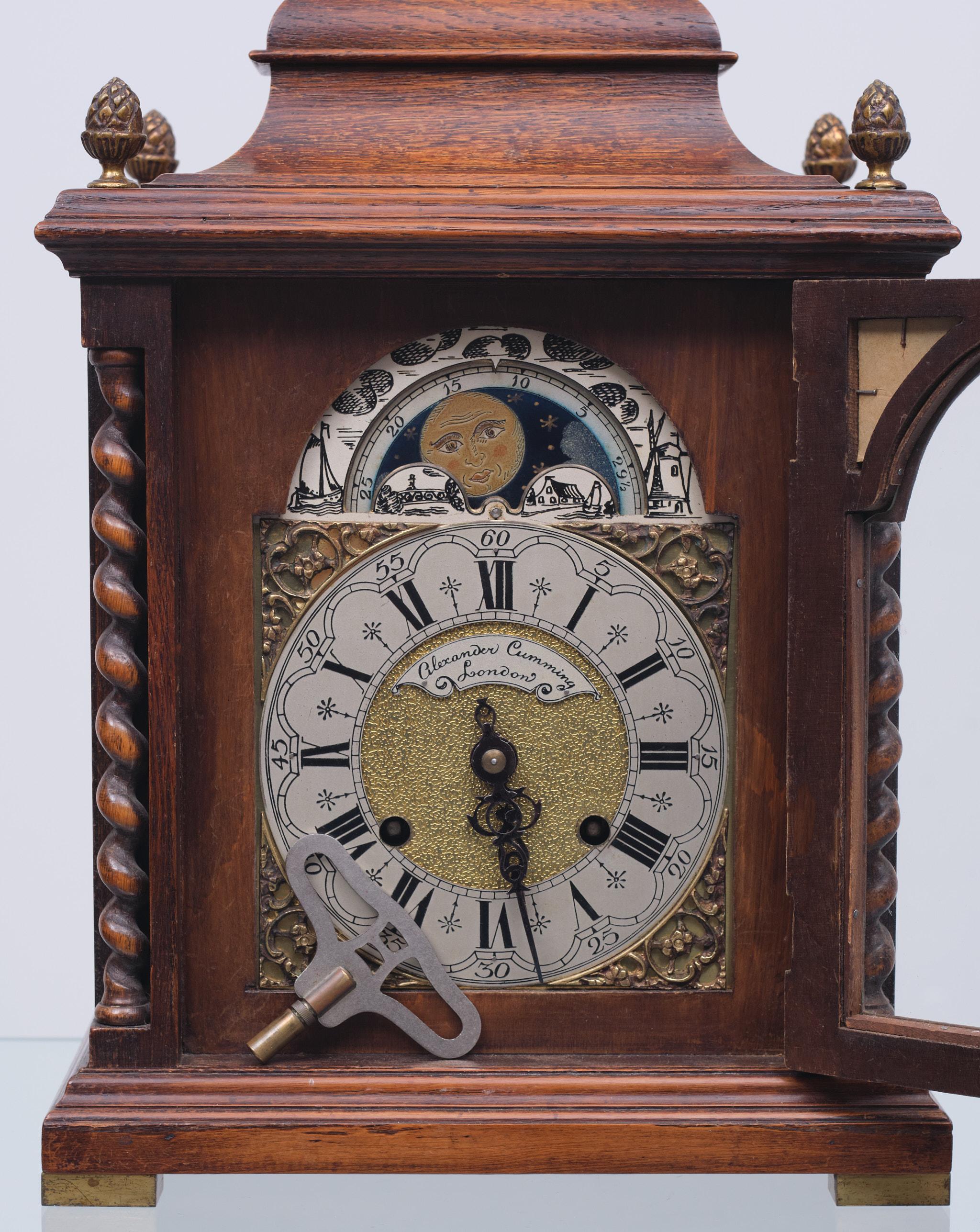 Georgian Thomas Smith Bracket Clock Early 20 Century