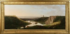 vue de l'expédition sur la rivière Avon depuis Durdham Down, près de Bristol