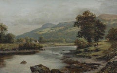 Thomas Spinks (1847-1927) - 1873 Oil, The Valley In Summer