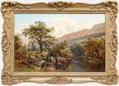 Thomas Spinks (1847-1927) - 1887 Oil, The Valley