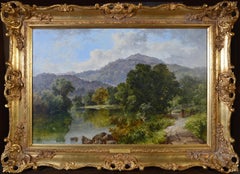 Betws-y-Coed, North Wales - Large 19th Century Welsh Landscape Oil Painting