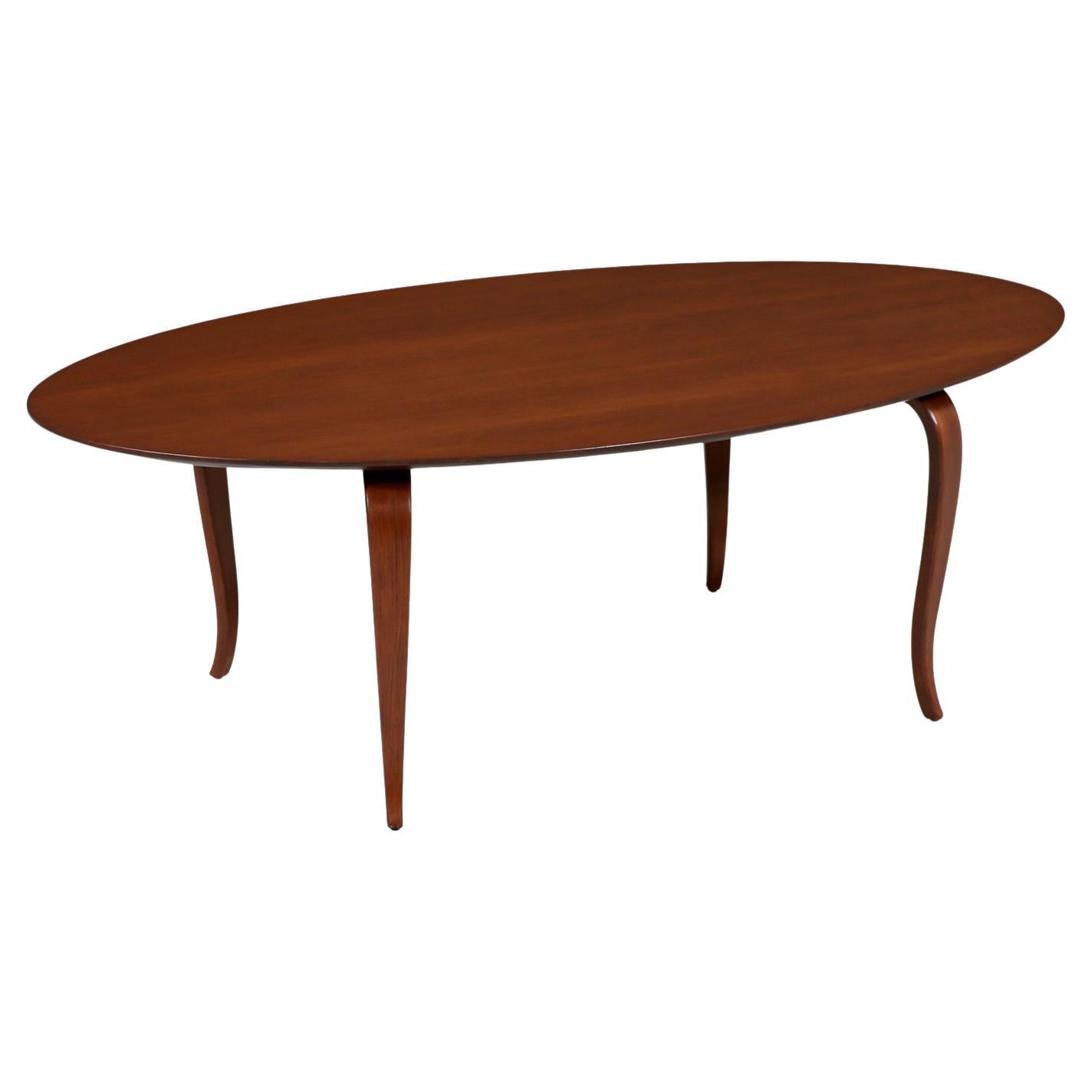 Expertly Restored - Thomas Stender Surfboard Oval Coffee Table for Sigma