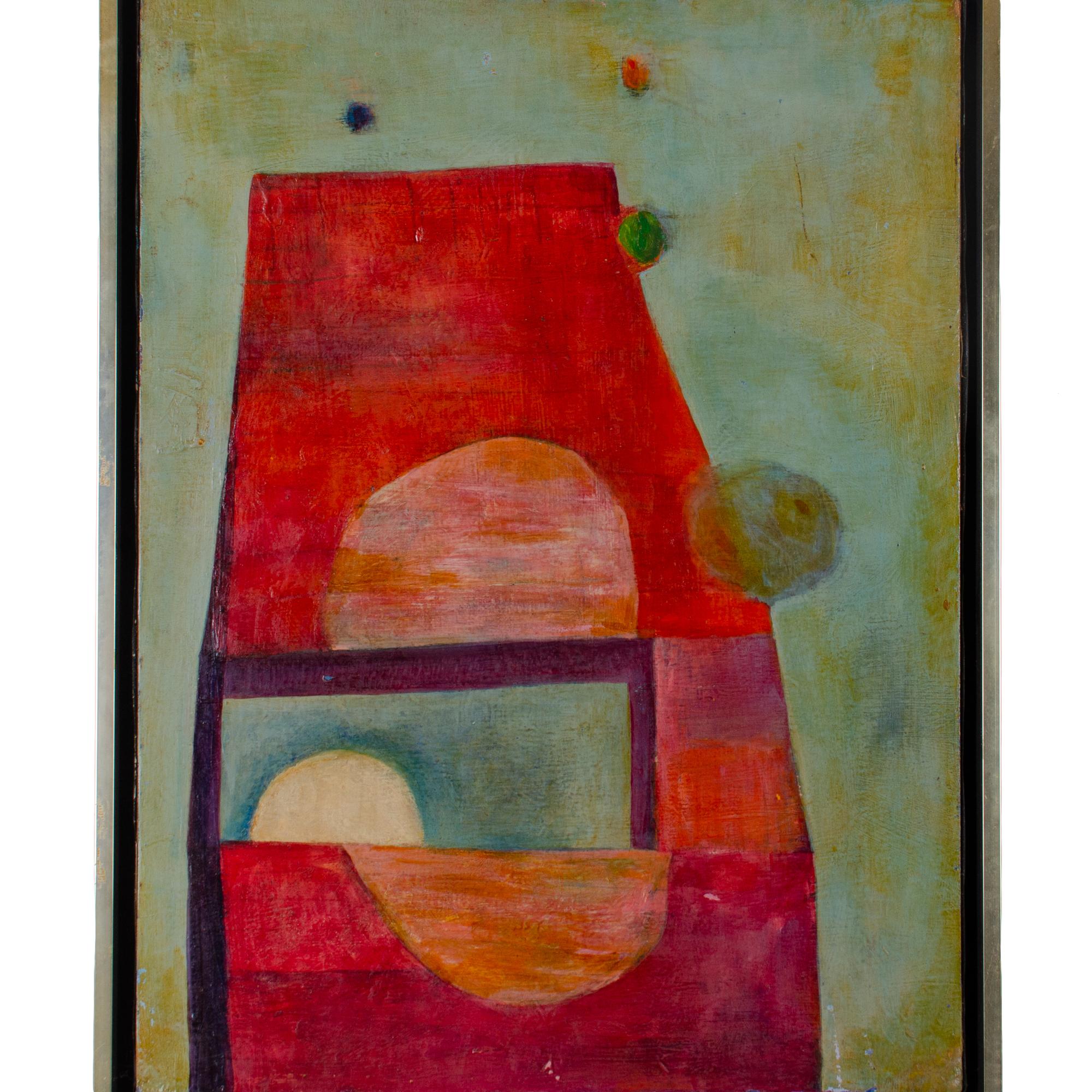 Thomas Stokes Abstraktes Gemälde, 1960 (Moderne) im Angebot