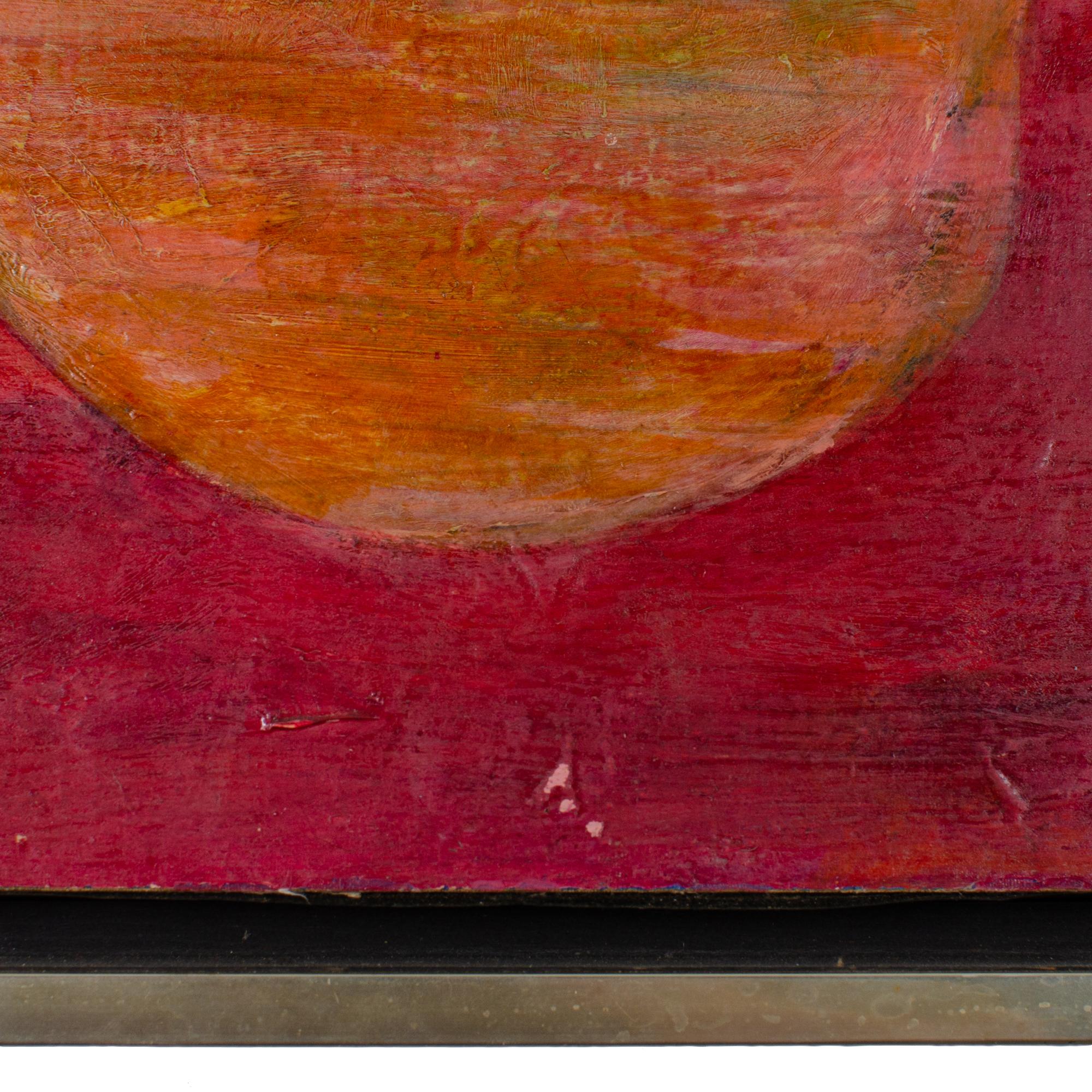 Thomas Stokes Abstraktes Gemälde, 1960 (Mitte des 20. Jahrhunderts) im Angebot