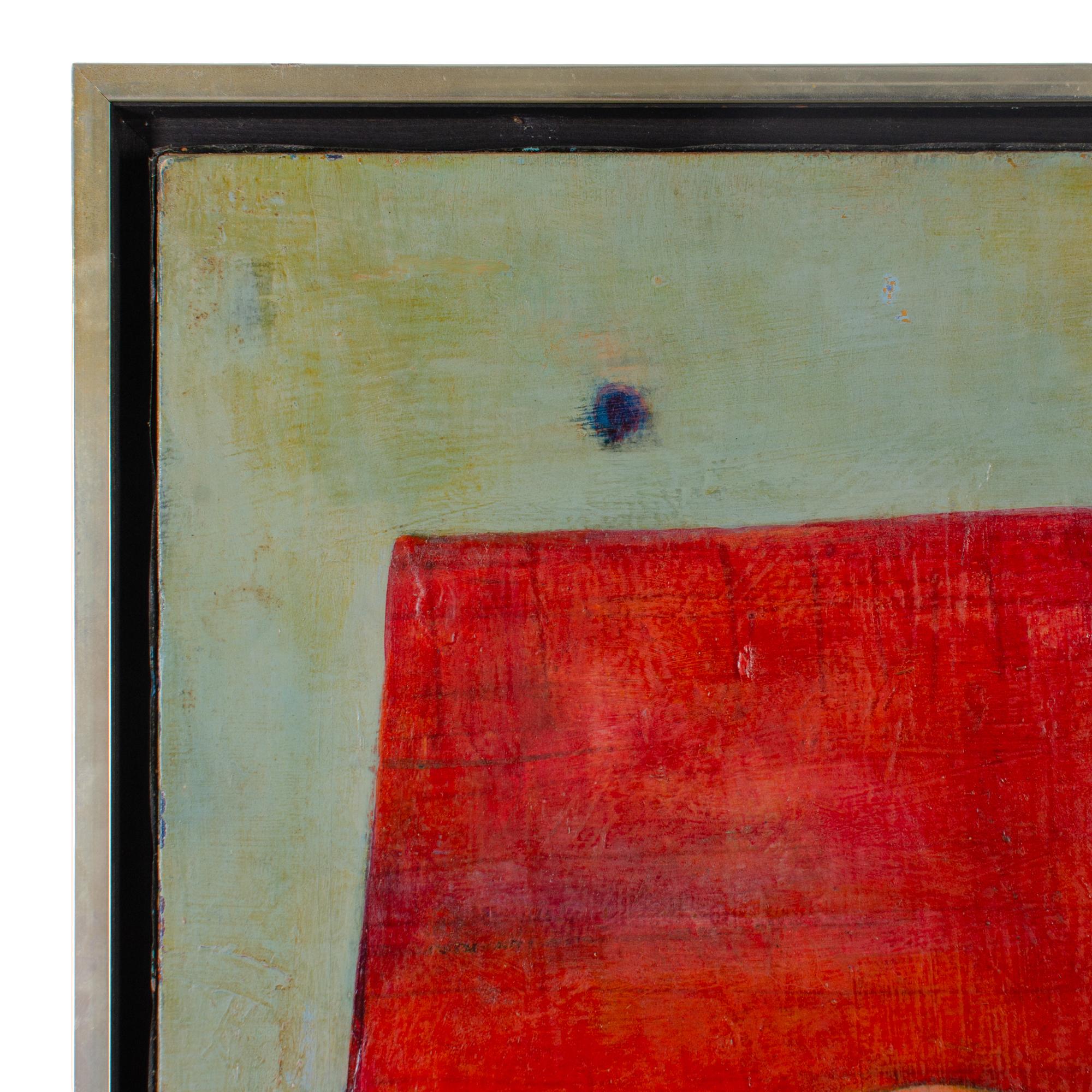 Thomas Stokes Abstraktes Gemälde, 1960 (Leinwand) im Angebot