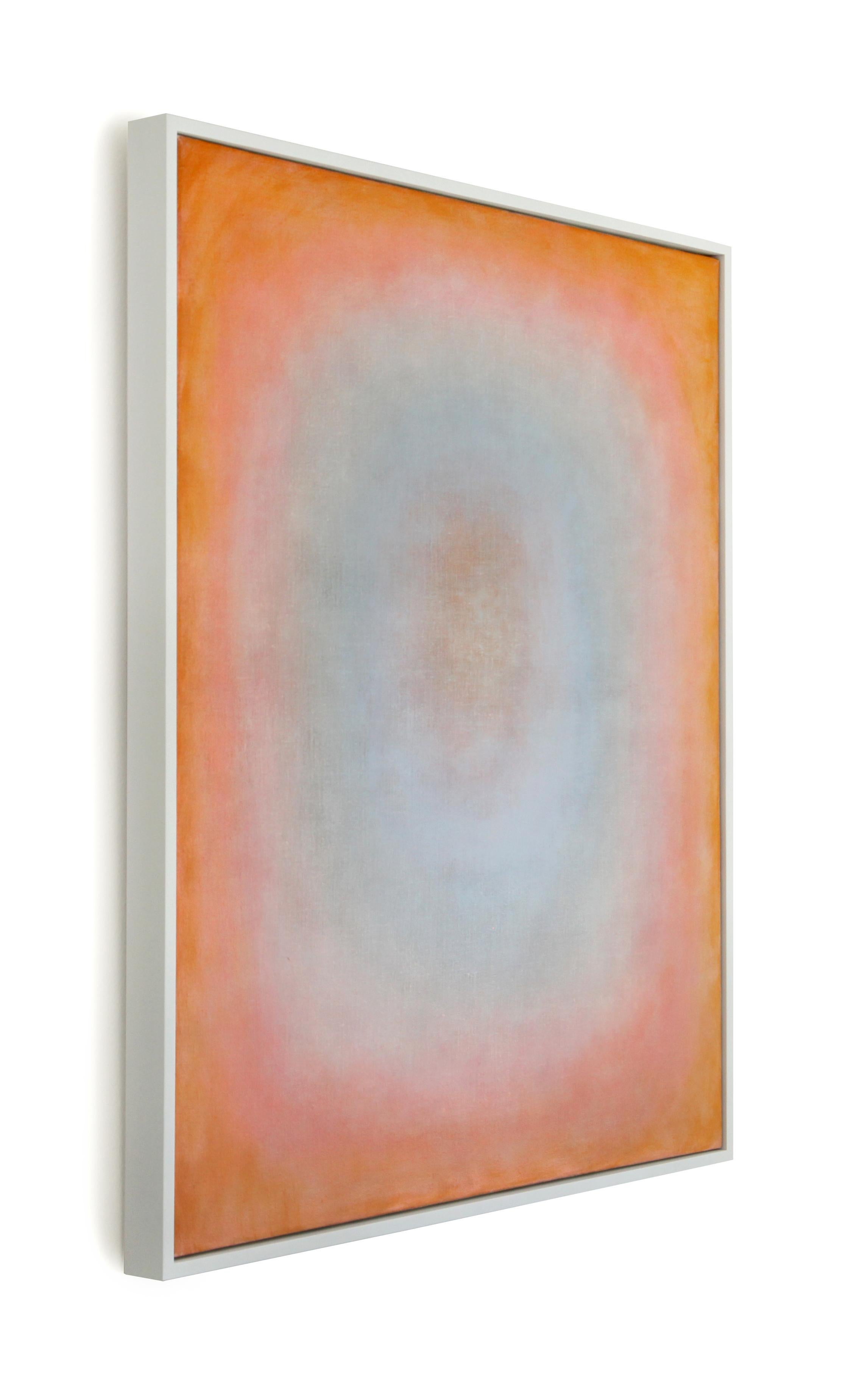 Orangefarbene Kante – Painting von Thomas Stokes