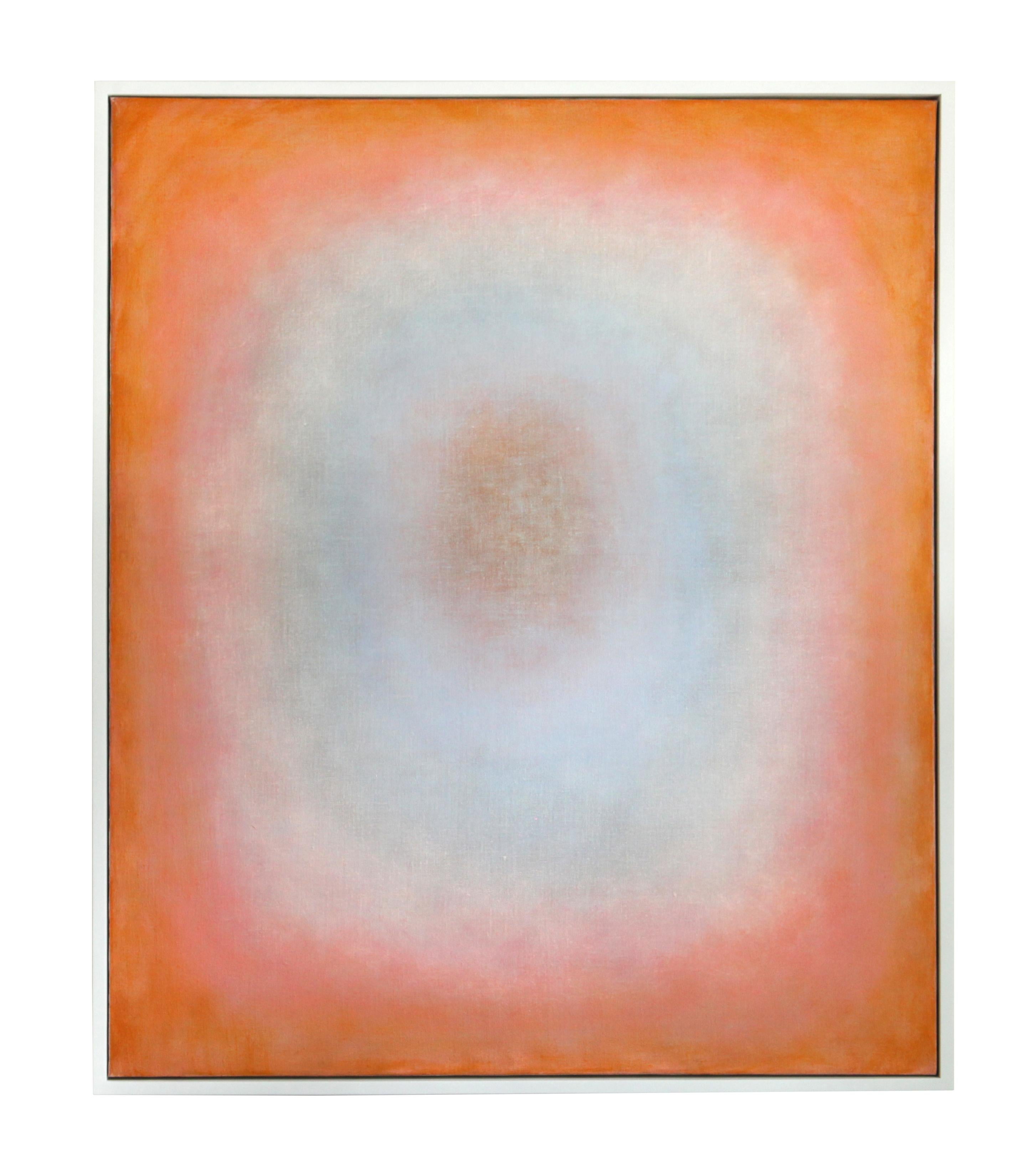 Thomas Stokes Abstract Painting - Orange Edge
