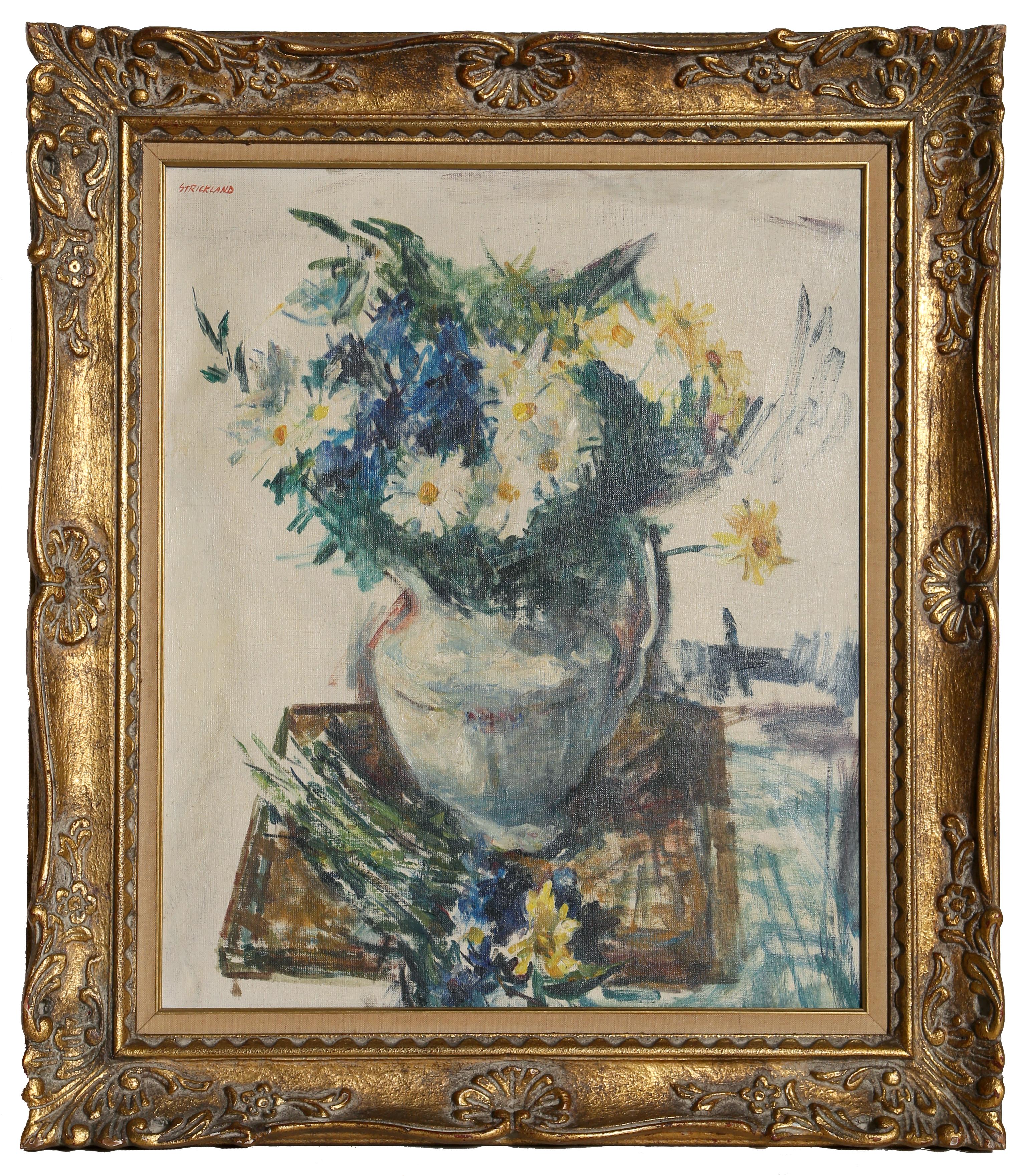 Flower Still Life, Oil Painting by Thomas Strickland