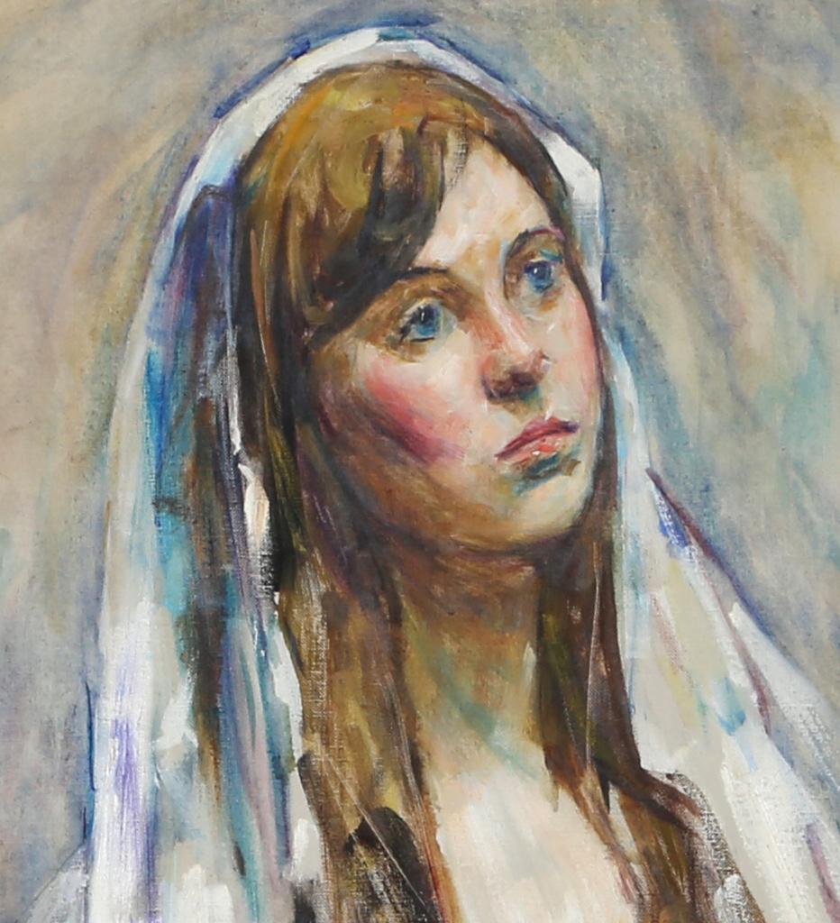 Joanne, Pintura al óleo moderna sobre lienzo Retrato de Thomas Strickland en venta 2