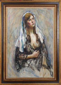 Joanne, Pastel Portrait by Thomas Strickland
