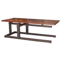 Thomas Swift Studio Cantilever Architectural Designed Low Table, circa 1980