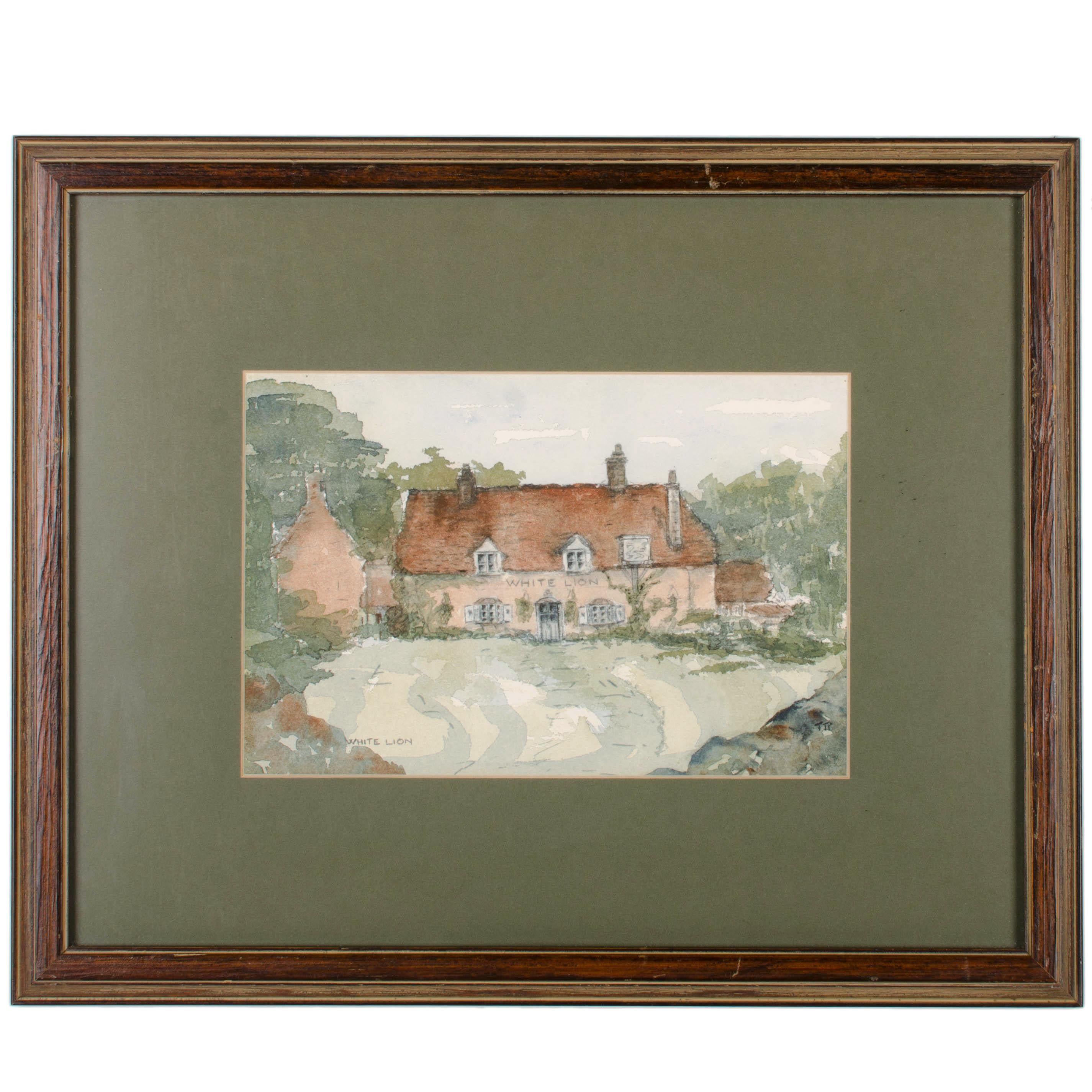 Thomas Taylor Irlanda - Pubs británicos Pinturas en acuarela - Lote de 5 Otro en venta