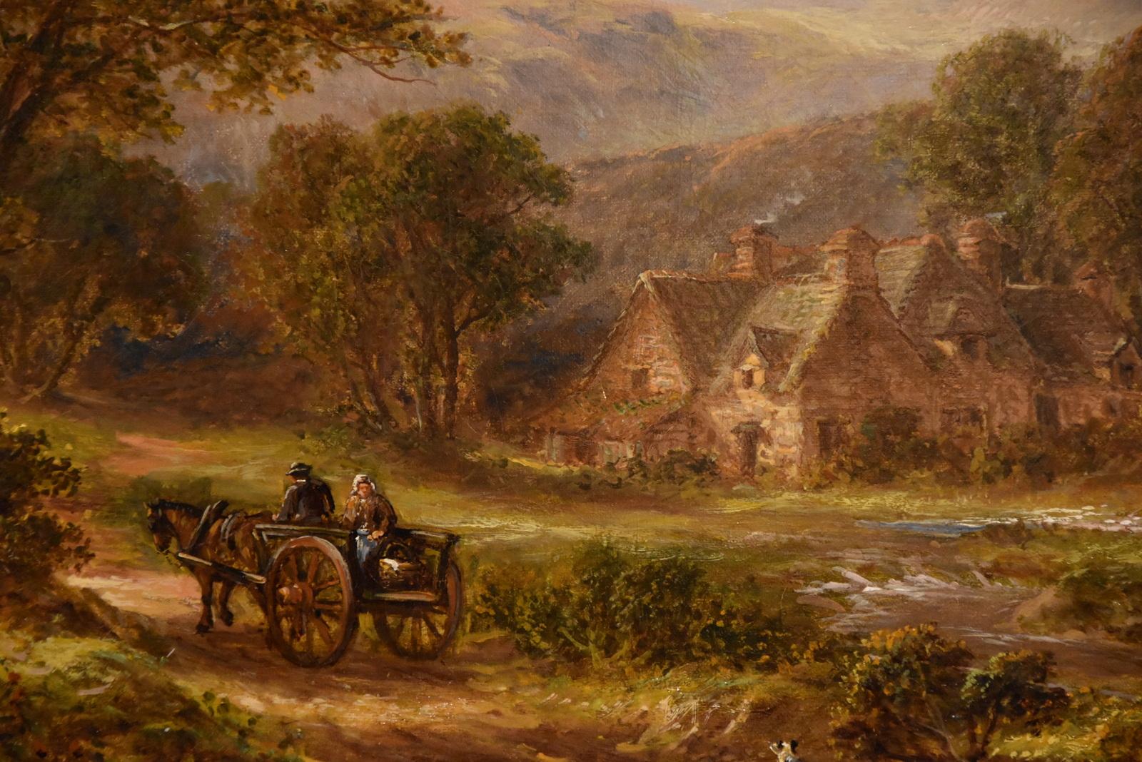 Oil Painting Pair by Thomas Thomas  