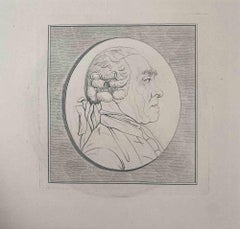 Retrato de un hombre - Grabado original de Thomas Trotter - 1810