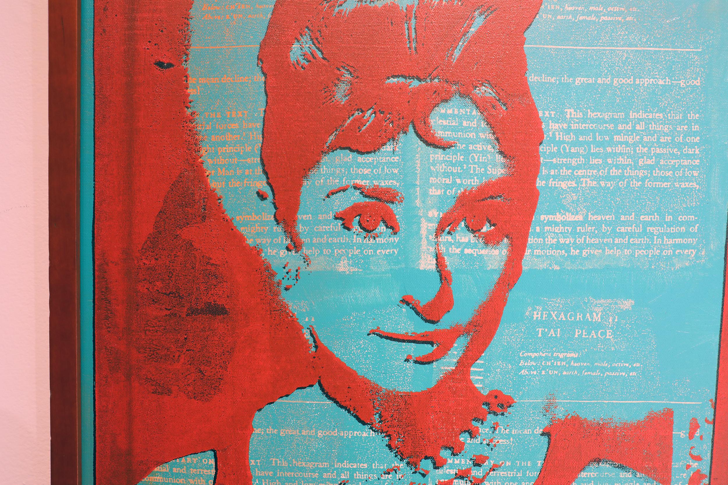 Audrey Hepburn - Thomas Van Housen Contemporary Pop Art Silkscreen Painting 2