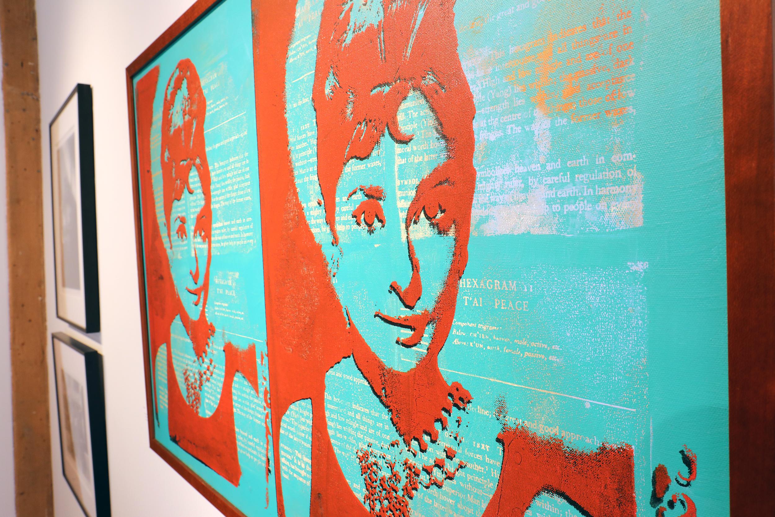 Audrey Hepburn - Thomas Van Housen Contemporary Pop Art Silkscreen Painting 3
