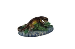 Thomas-Victor Sergent Palissy Ware Paperweight