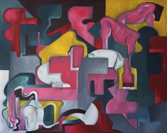 Gathering by Thomas Dowdeswell Contemporary 21st Century British Artist